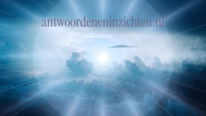 Sterke kracht die vrij komt, symbool voor contact maken met de ziel